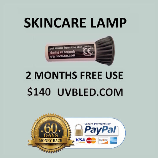 SKINCARE LAMP 2 MONTHS FREE USE 4 WATT