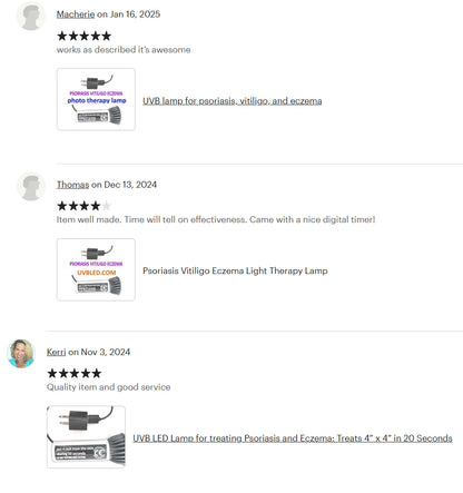 Psoriasis Eczema Vitiligo treatment USB lamp